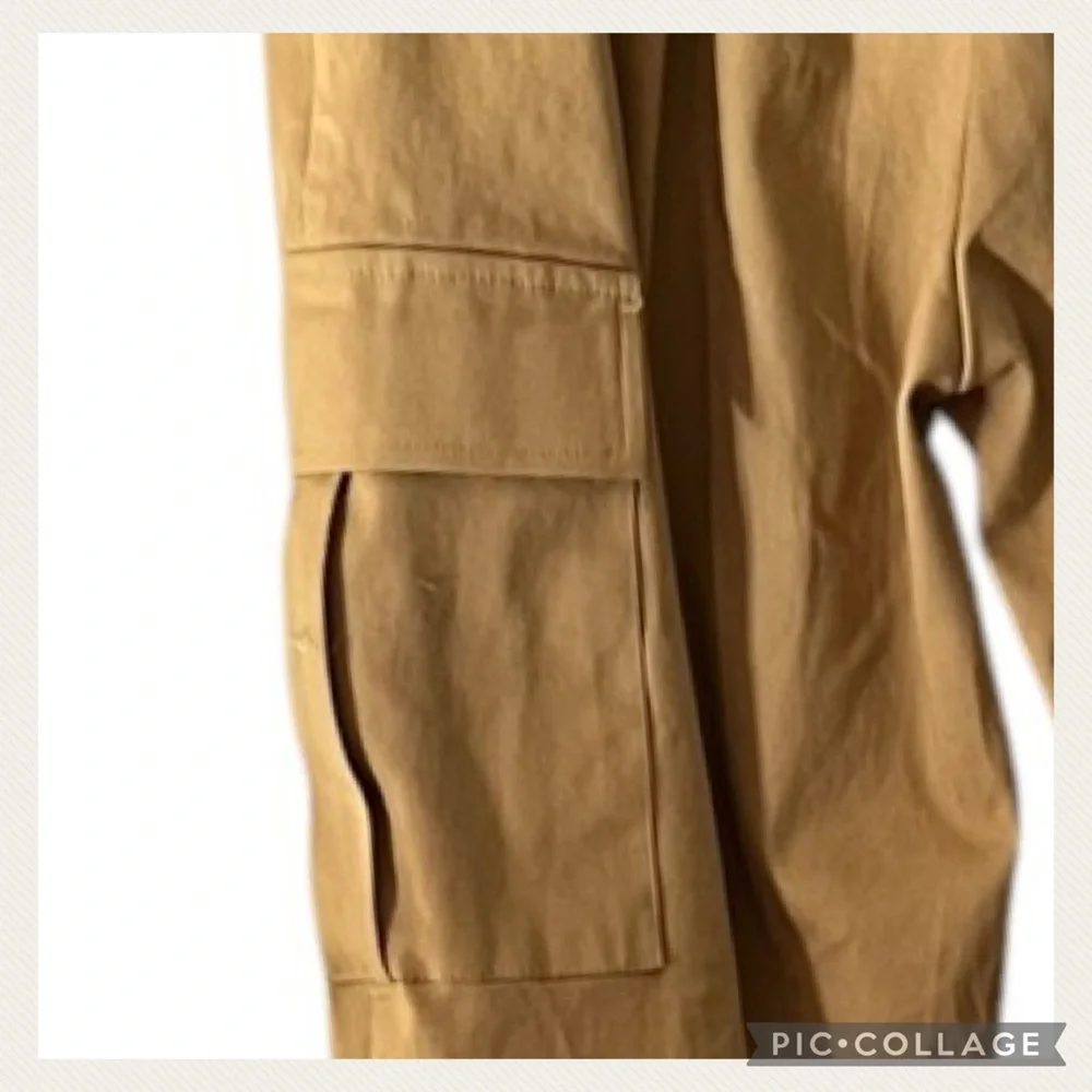 Back To School NWT Boys Tan iEFiEL Easy Forever Cargo Pants Size 14 NIP